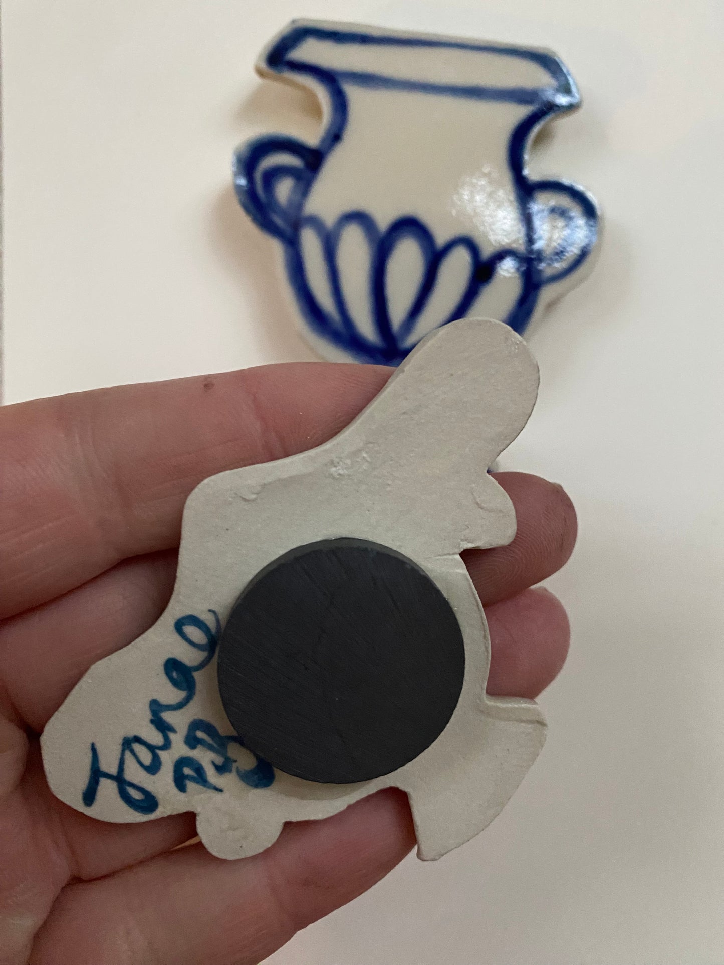 Ceramic Vase Magnets pack of 2 - 13