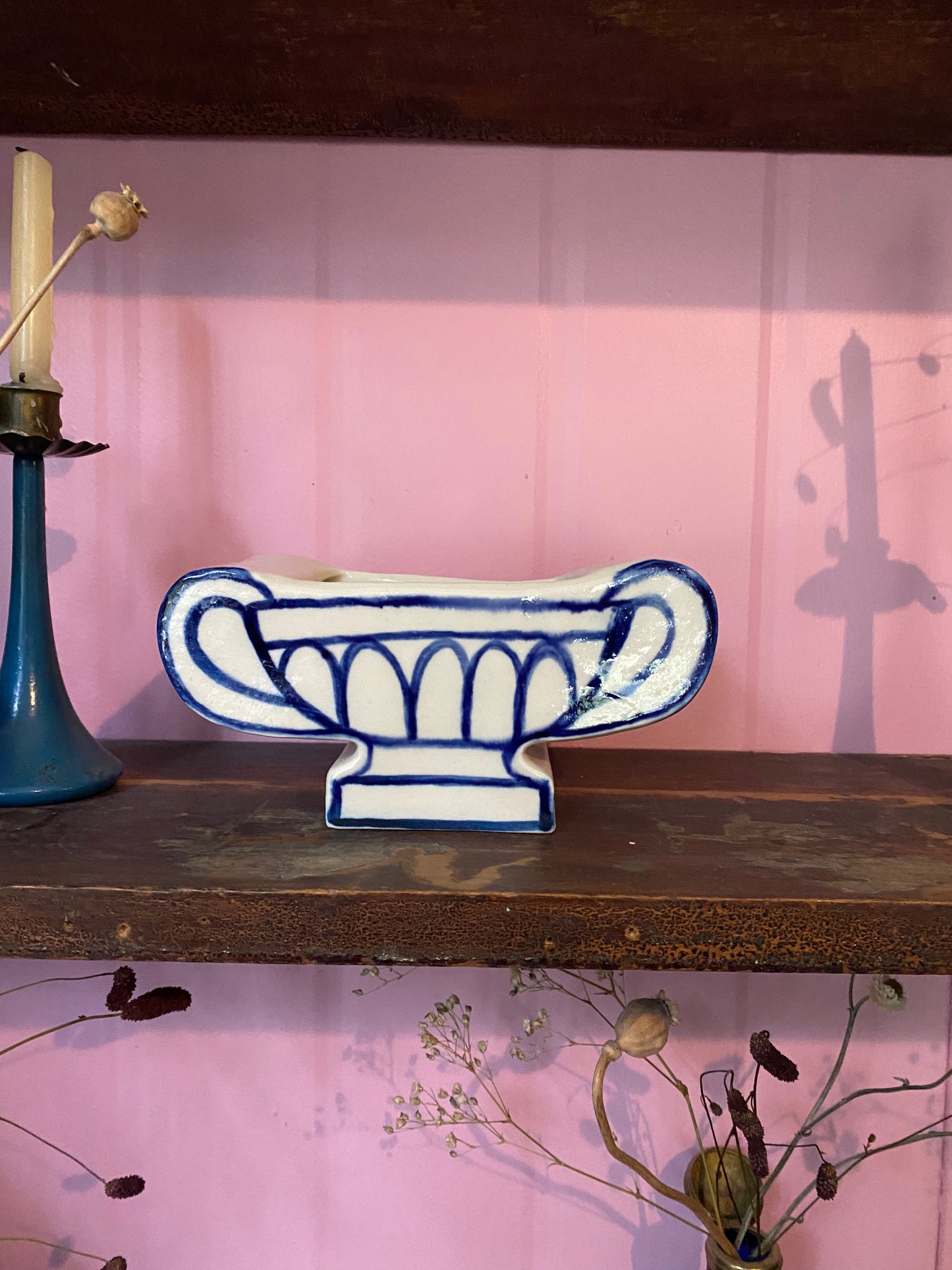 Petite Constance Mantle Vase - 01