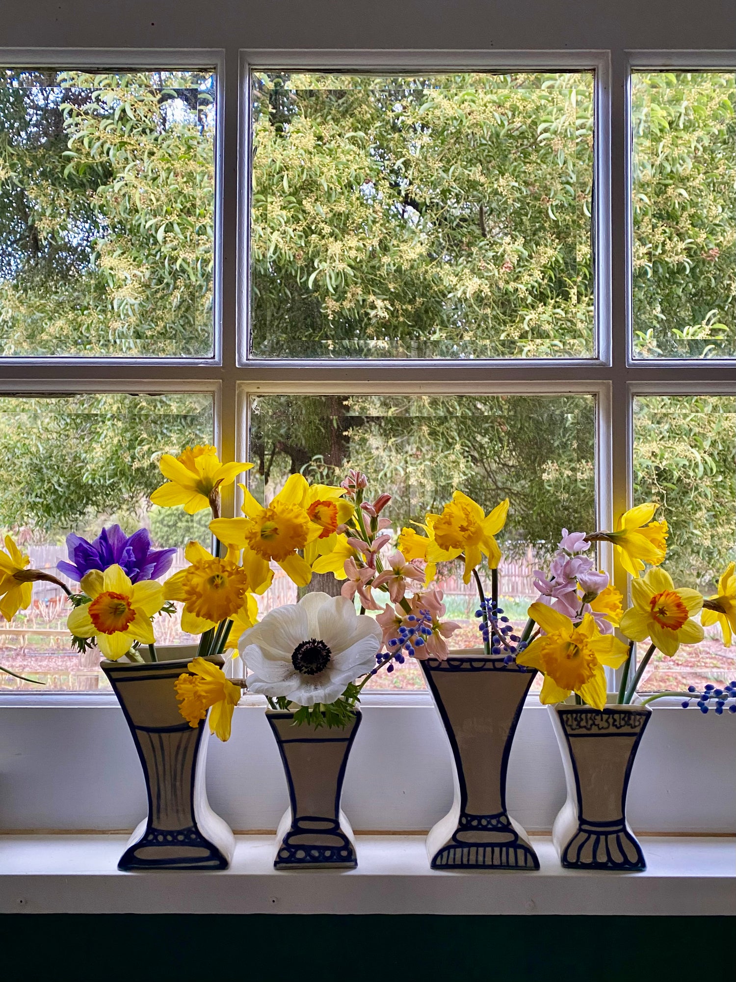 Blue and White Vases