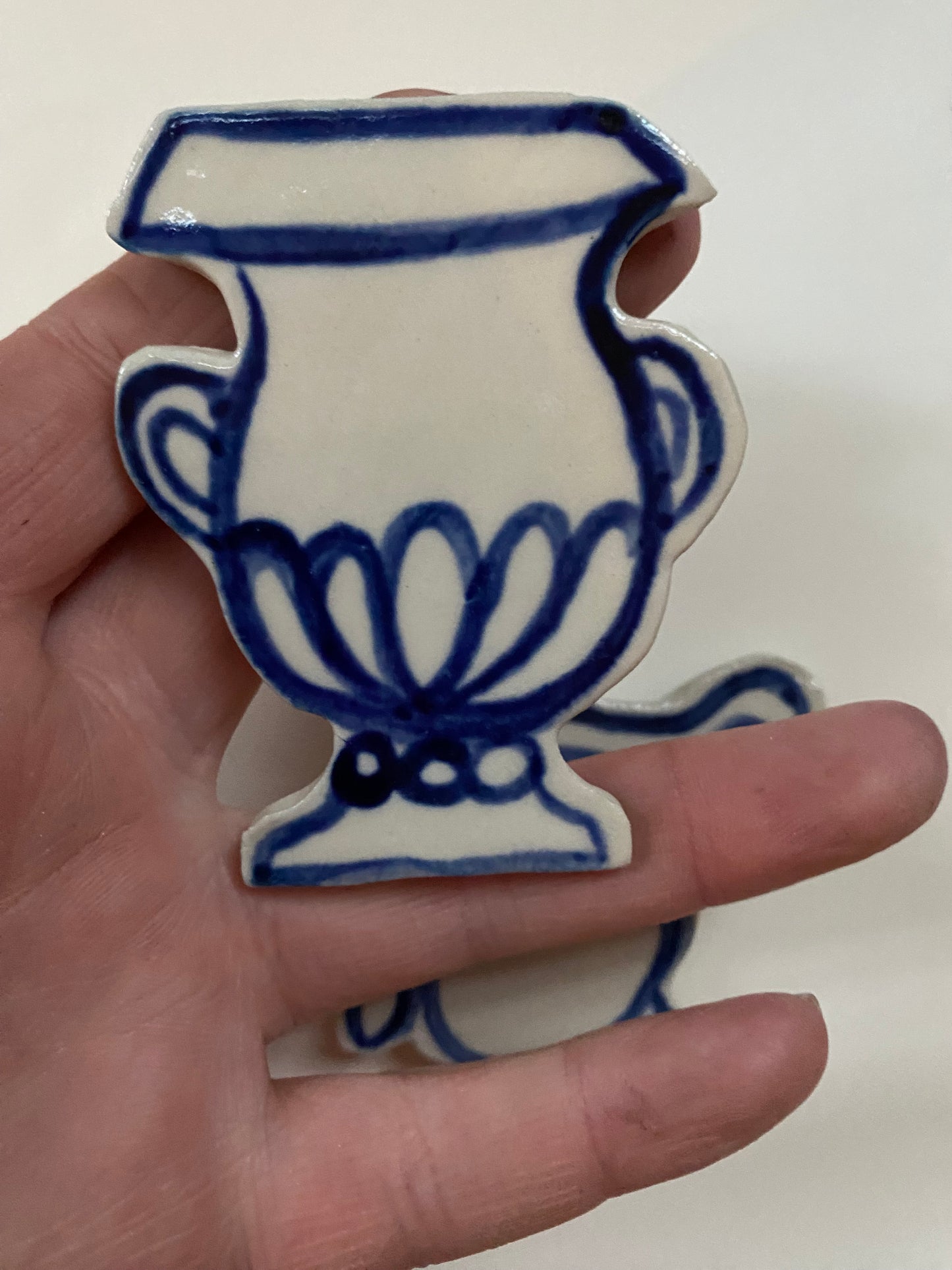 Ceramic Vase Magnets pack of 2 - 09