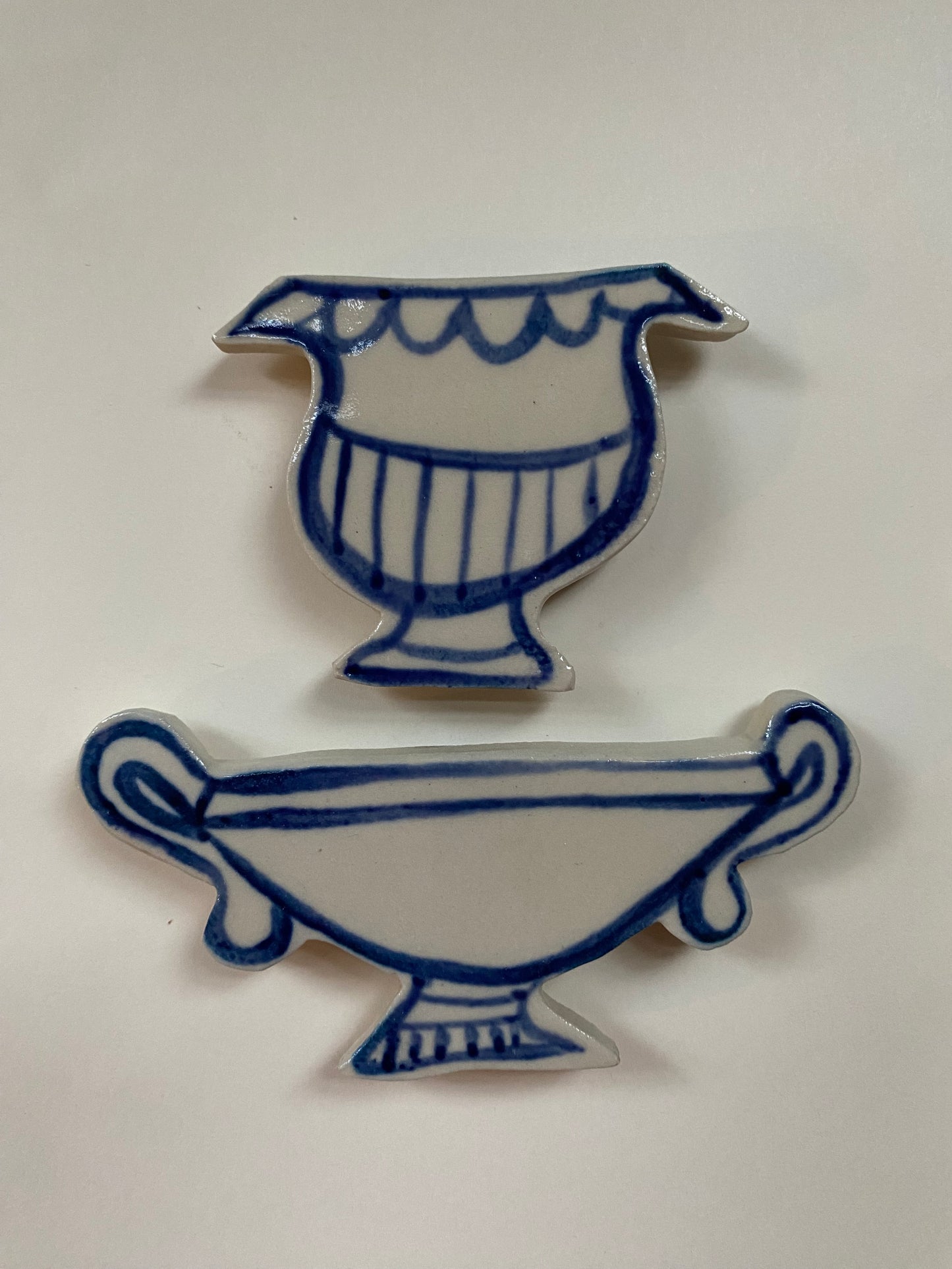 Ceramic Vase Magnets pack of 2 - 06