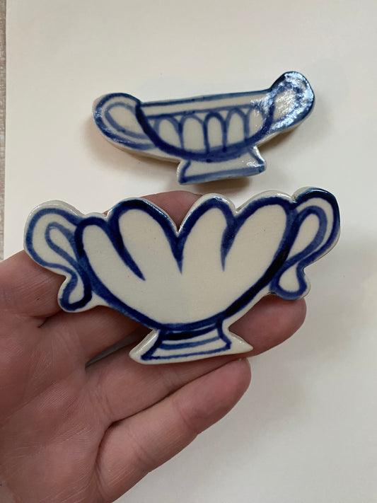 Ceramic Vase Magnets pack of 2 - 08