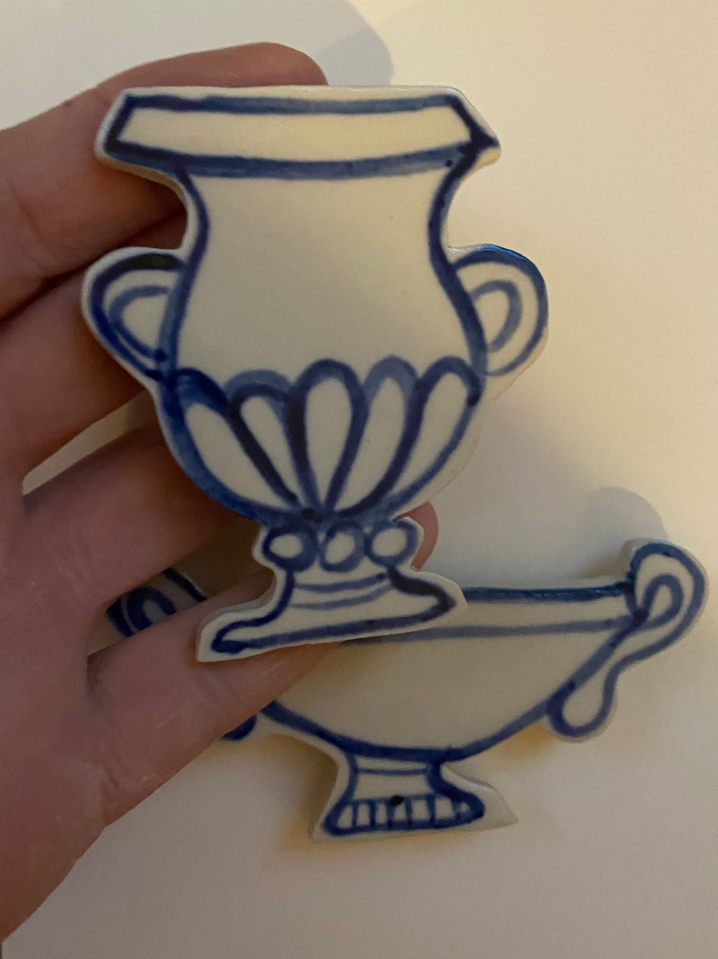 Ceramic Vase Magnets pack of 2 - 22