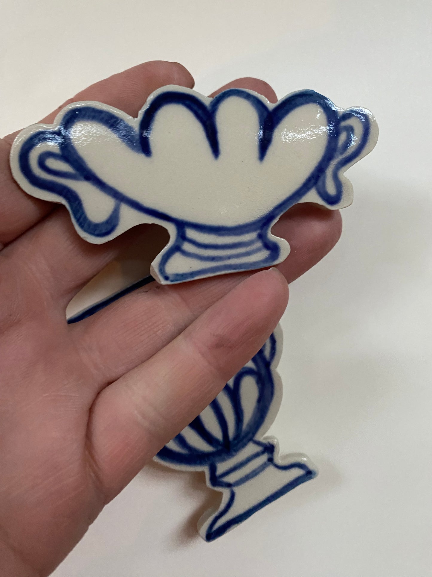 Ceramic Vase Magnets pack of 2 - 05