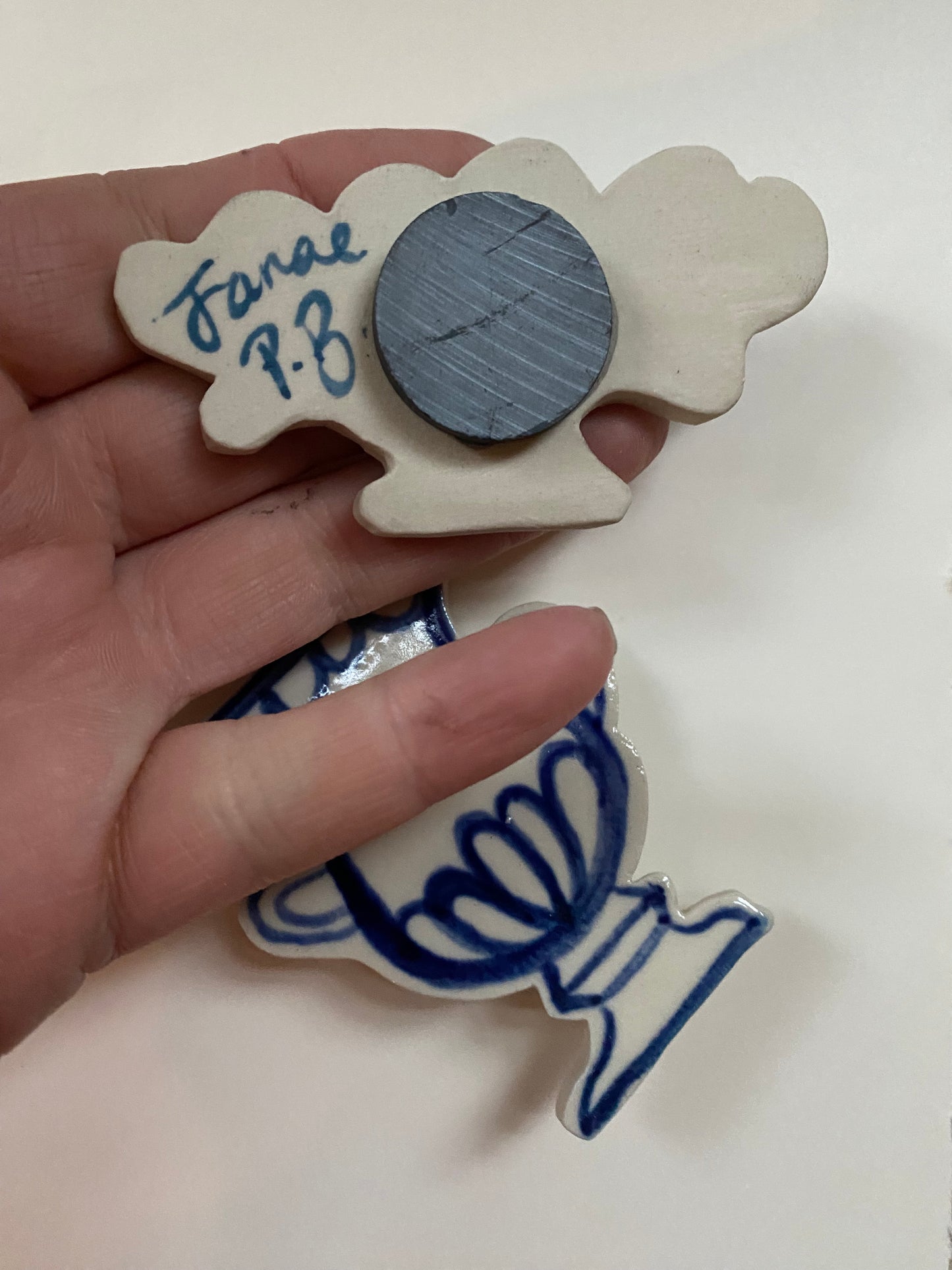 Ceramic Vase Magnets pack of 2 - 05