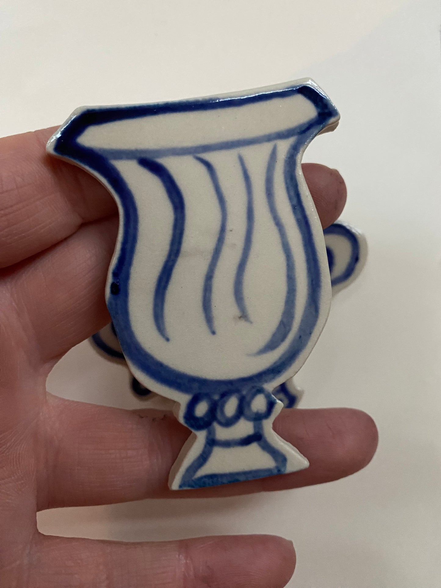 Ceramic Vase Magnets pack of 2 - 21