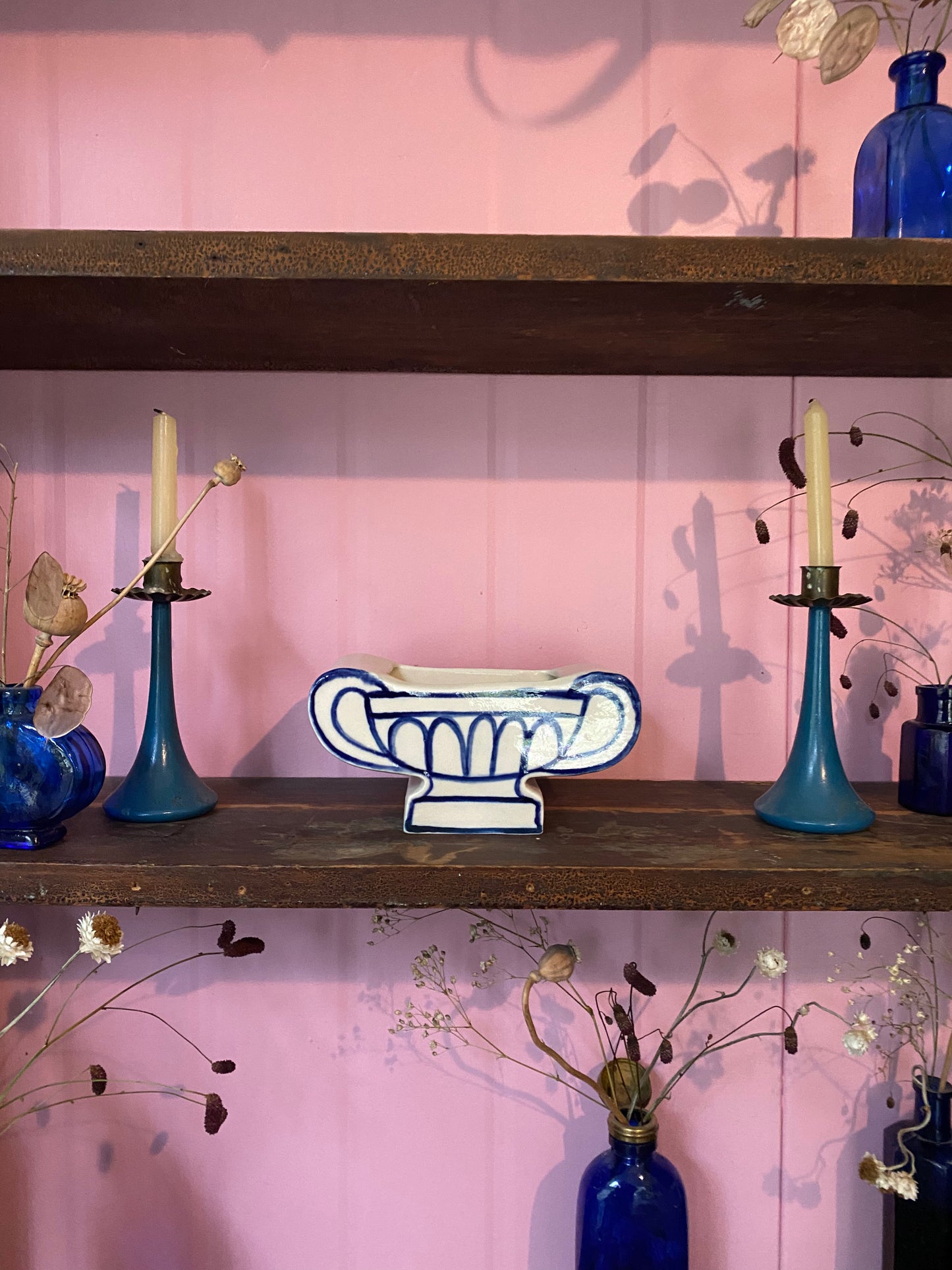 Petite Constance Mantle Vase - 01