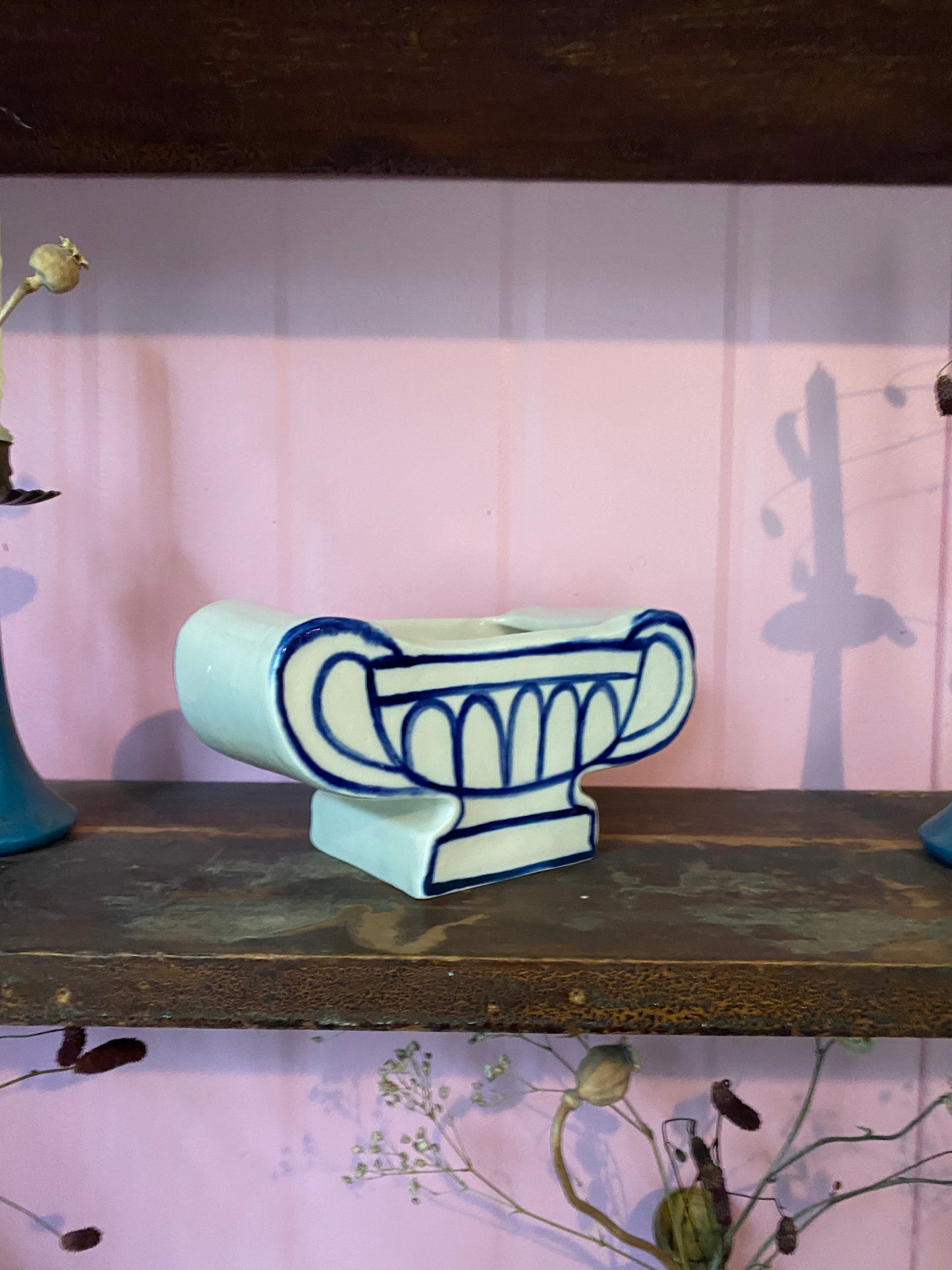 Petite Constance Mantle Vase - 01
