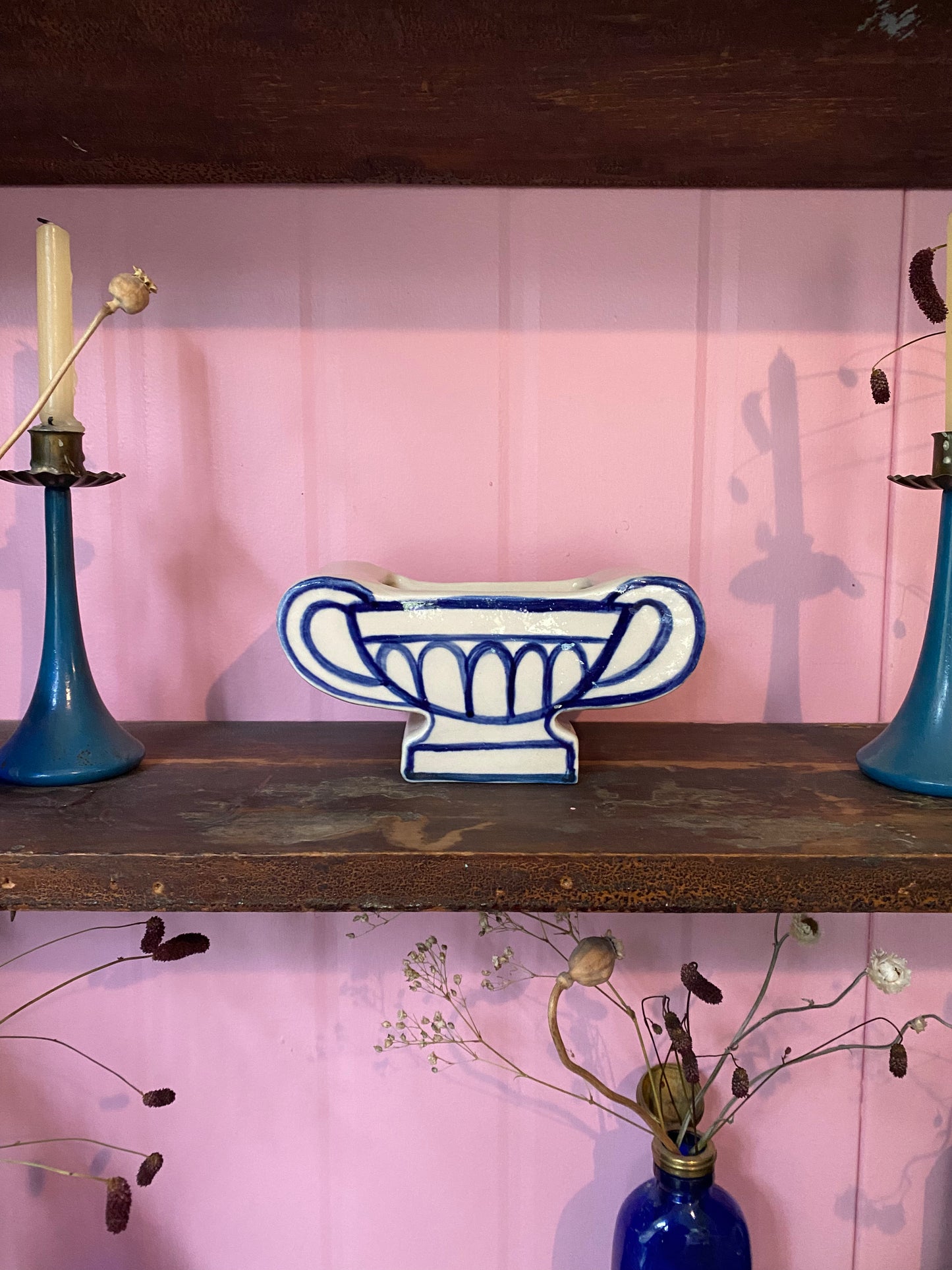 Petite Constance Mantle Vase - 02